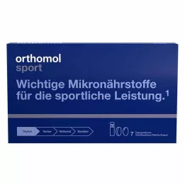 ORTHOMOL Kombination av sportflaska/tabletter/kapslar, 7 st