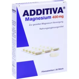 ADDITIVA Magnesium 400 mg filmdragerade tabletter, 30 st