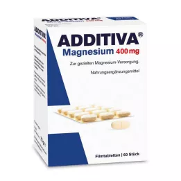 ADDITIVA Magnesium 400 mg filmdragerade tabletter, 60 st