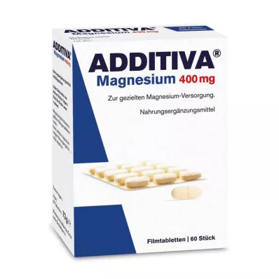 ADDITIVA Magnesium 400 mg filmdragerade tabletter, 60 st