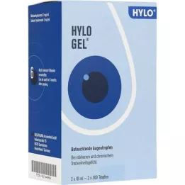 HYLO-GEL Ögondroppar, 2X10 ml