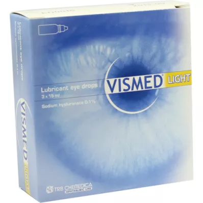 VISMED lätta ögondroppar, 3X15 ml