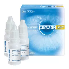 VISMED lätta ögondroppar, 3X15 ml