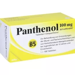 PANTHENOL 100 mg Jenapharm tabletter, 100 st