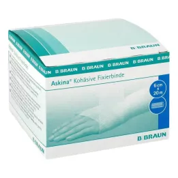 ASKINA Fixeringsbandage kohesivt 6 cmx20 m, 1 st