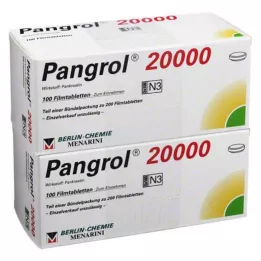 PANGROL 20 000 enterotabletter, 200 st