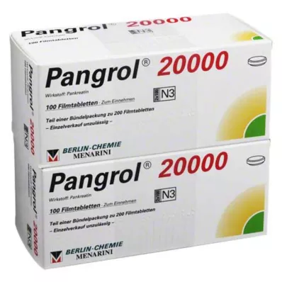 PANGROL 20 000 enterotabletter, 200 st