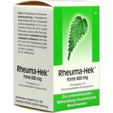 RHEUMA HEK forte 600 mg filmdragerade tabletter, 50 st