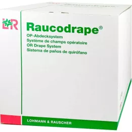RAUCODRAPE N Öronperforerad duk 175x240 cm 2-lagers sk, 11 st