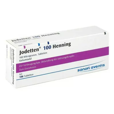 JODETTEN 100 Henning-tabletter, 100 st JODETTEN 100 Henning-tabletter, 100 st