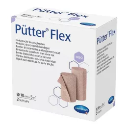 PÜTTER Flex Duo Bandage 8/10 cmx5 m, 2 st