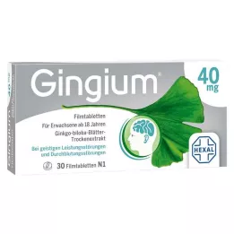 GINGIUM Filmdragerade tabletter, 30 st