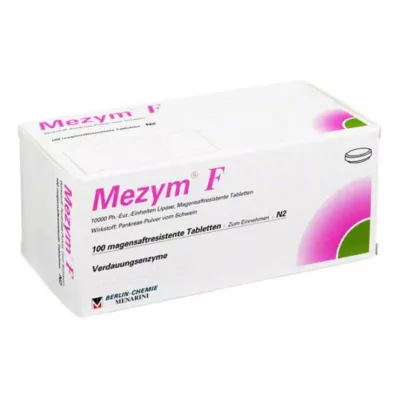 Mezym F gastroresistenta tabletter, 100 st