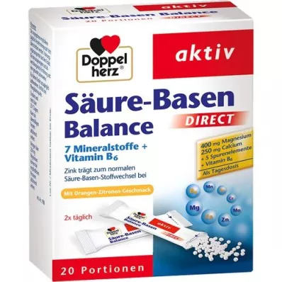 DOPPELHERZ Syra-basbalans DIRECT Pellets, 20 st