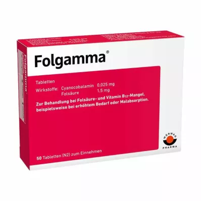 FOLGAMMA Tabletter, 50 st FOLGAMMA Tabletter, 50 st