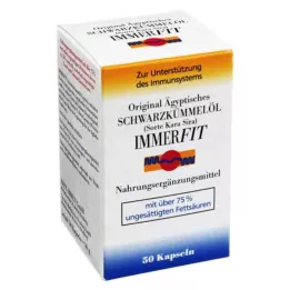SCHWARZKÜMMELÖL Immerfit Kapslar, 50 Kapslar