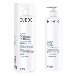 EUBOS FLÜSSIG blå oparfymerad med dispenser, 400 ml