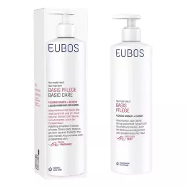 EUBOS FLÜSSIG röd m.fräsch doft m.dispenser, 400 ml