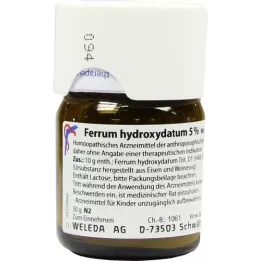 FERRUM HYDROXYDATUM 5% triturering, 50 g