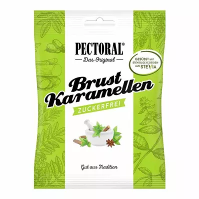 PECTORAL Bröstkarameller sockerfri påse, 60 g PECTORAL Bröstkarameller sockerfri påse, 60 g