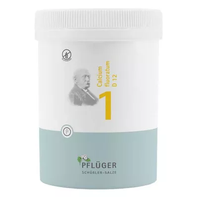 Biochemistry Pflueger 1 Calcium fluoratum D 12 tabletter, 1000 stycken Biochemistry Pflueger 1 Calcium fluoratum D 12 tabletter, 1000 stycken