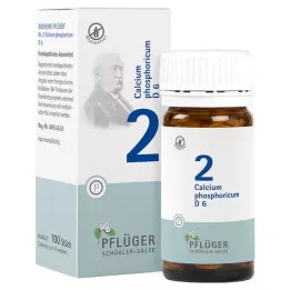 Biochemistry Pflueger 2 Calcium phosphoricum D 6 tabletter, 100 st