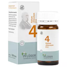 BIOCHEMIE Ploughmans Plaster 4 Kalium chloratum D 6 tabletter, 100 st