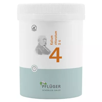 BIOCHEMIE Plogmans plåster 4 Kalium chloratum D 6 tabletter, 1000 st