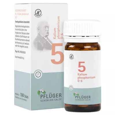 BIOCHEMIE Plogmans gips 5 Kalium phosphoricum D 6 tbl, 100 st BIOCHEMIE Plogmans gips 5 Kalium phosphoricum D 6 tbl, 100 st