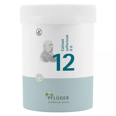 Biochemistry Pflueger 12 Calcium sulfuricum D 6 tabletter, 1000 st Biochemistry Pflueger 12 Calcium sulfuricum D 6 tabletter, 1000 st