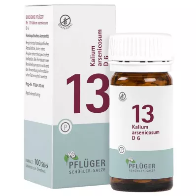 Biochemistry Pflueger 13 Kaliumarsenik.D 6 tabletter, 100 st