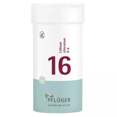 Biochemistry Pflueger 16 Lithium chloratum D 6 tabletter, 400 st Biochemistry Pflueger 16 Lithium chloratum D 6 tabletter, 400 st