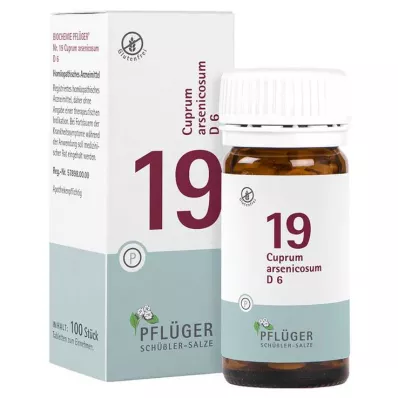 Biochemistry Pflueger 19 Cuprum arsenicosum D 6 tabletter, 100 st