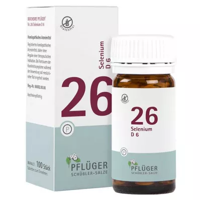 Biochemistry Pflueger 26 Selenium D 6 tabletter, 100 st