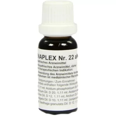 REGENAPLEX Nr.22 aN droppar, 15 ml