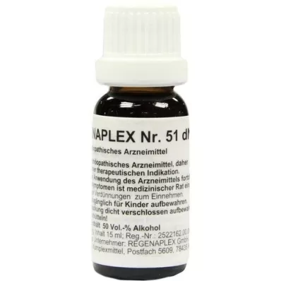 REGENAPLEX Nr.51 dN droppar, 15 ml