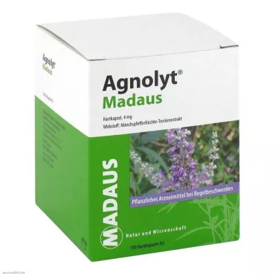 AGNOLYT MADAUS Hårda kapslar, 100 st AGNOLYT MADAUS Hårda kapslar, 100 st