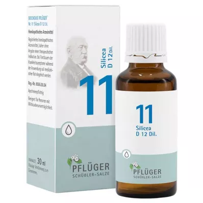 BIOCHEMIE Ploughmans 11 Silicea D 12 droppar, 30 ml