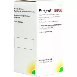 PANGROL 10 000 hårda kapsyler med enteric-coated pell, 50 st