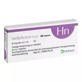 HELLEBORUS NIGER D 6 aquos.ampuller, 8 st