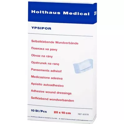 WUNDVERBAND Ypsipor steril 10x20 cm, 10 st WUNDVERBAND Ypsipor steril 10x20 cm, 10 st