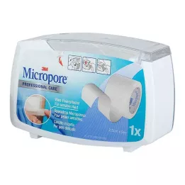 MICROPORE Icke-vävd gips 2,5 cm x 5 m med avrivning 1530NP-1SD, 1 st