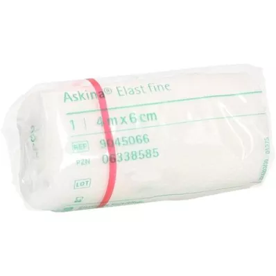 ASKINA Elast Finbandage 6 cmx4 m cellofan, 1 st