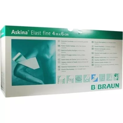 ASKINA Elast Finbandage 6 cmx4 m löst, 100 st