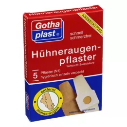 GOTHAPLAST Cornmed majsplåster 2x6 cm, 5 st