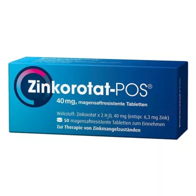 ZINKOROTAT POS enterotabletter, 50 st