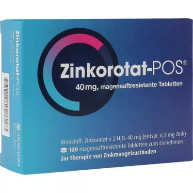 ZINKOROTAT POS enterotabletter, 100 st