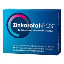 ZINKOROTAT POS enterotabletter, 100 st