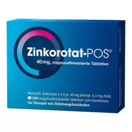 ZINKOROTAT POS enterotabletter, 500 st
