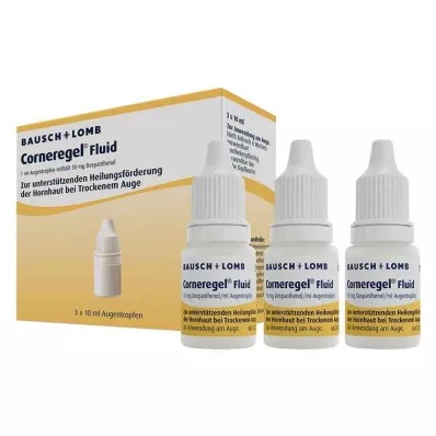 CORNEREGEL Flytande ögondroppar, 3X10 ml CORNEREGEL Flytande ögondroppar, 3X10 ml